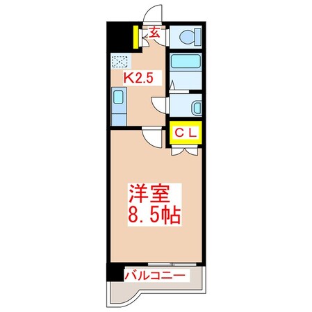 ブルーアイズ中央の物件間取画像